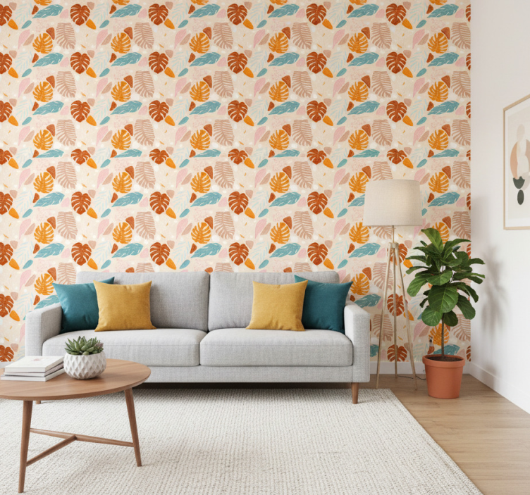 Nature wallpaper colourful foliage - TenStickers