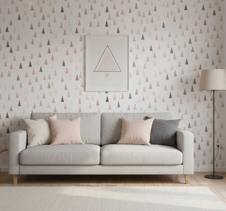 Nordic wallpaper scandinavian patterns - TenStickers