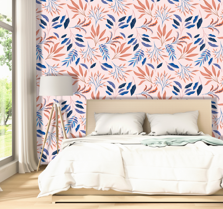 Ornamental wallpaper dapper dance - TenStickers