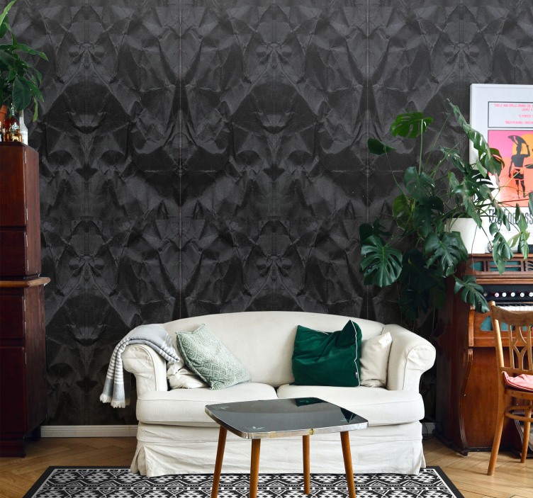 Ornate Symmetry ornamental wallpaper - TenStickers
