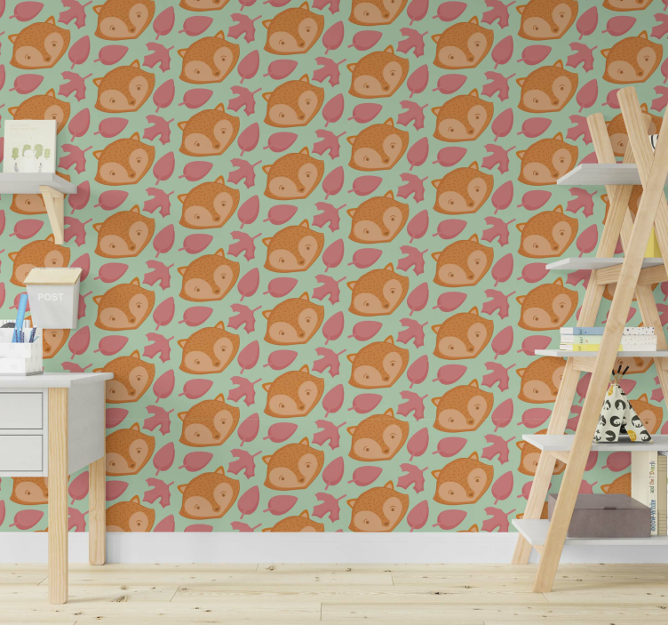 Playful Fish Pattern animals wallpaper - TenStickers