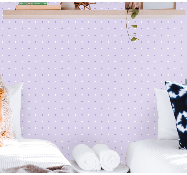 Polka dots wallpaper polka dotted design - TenStickers
