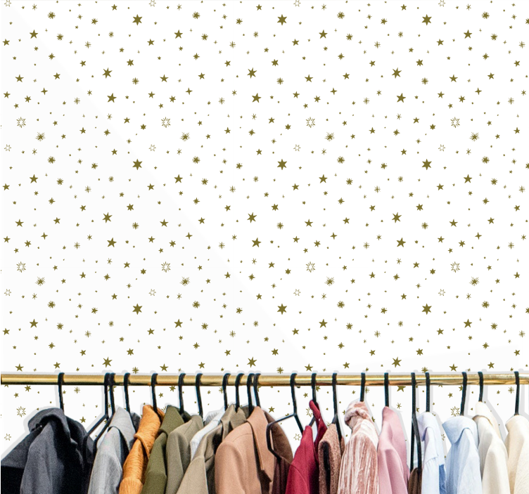 Starry Fashion Backdrop star wallpaper - TenStickers