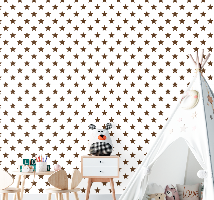 Starry-Filled Space star wallpaper - TenStickers