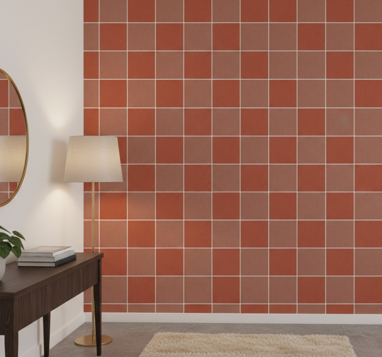 Stone effect wallpaper tiles of siena - TenStickers