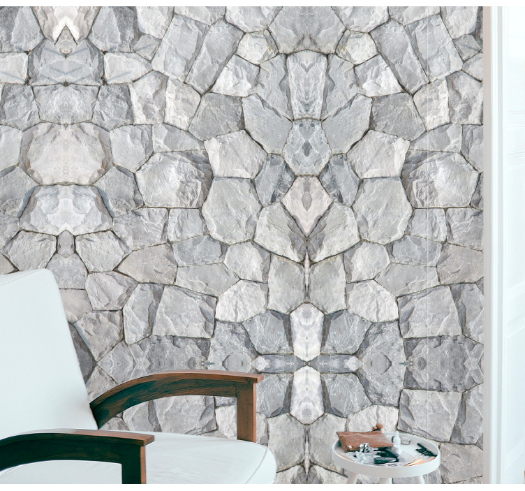 Stone Pattern wallpaper stones - TenStickers