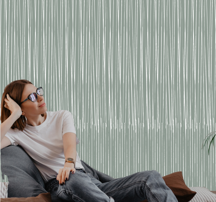 Subtle line patterns textured wallpaper - TenStickers