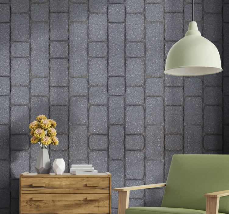 Textured Brickwork bricks wallpaper - TenStickers