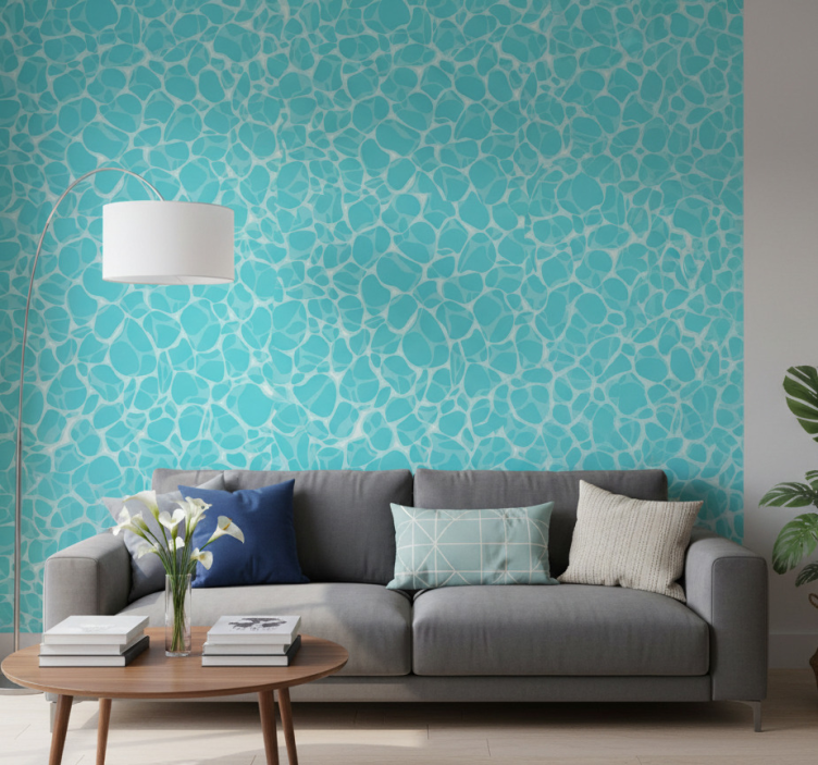 Textured wallpaper light reflected in the seabed - TenStickers