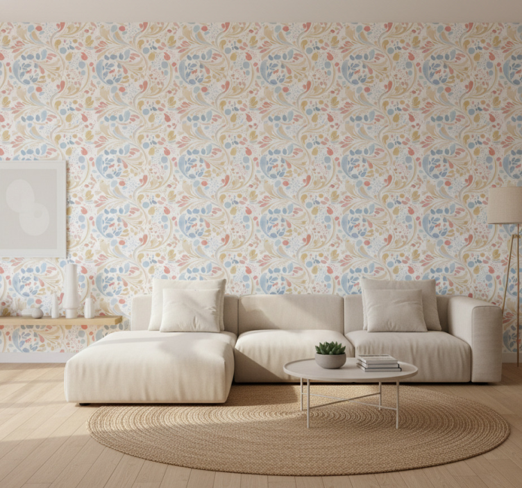 Textured wallpaper soft light design - TenStickers