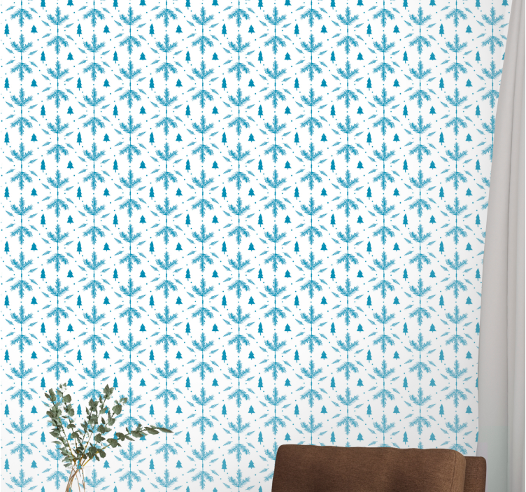Tile effect wallpaper in charming tile design - TenStickers