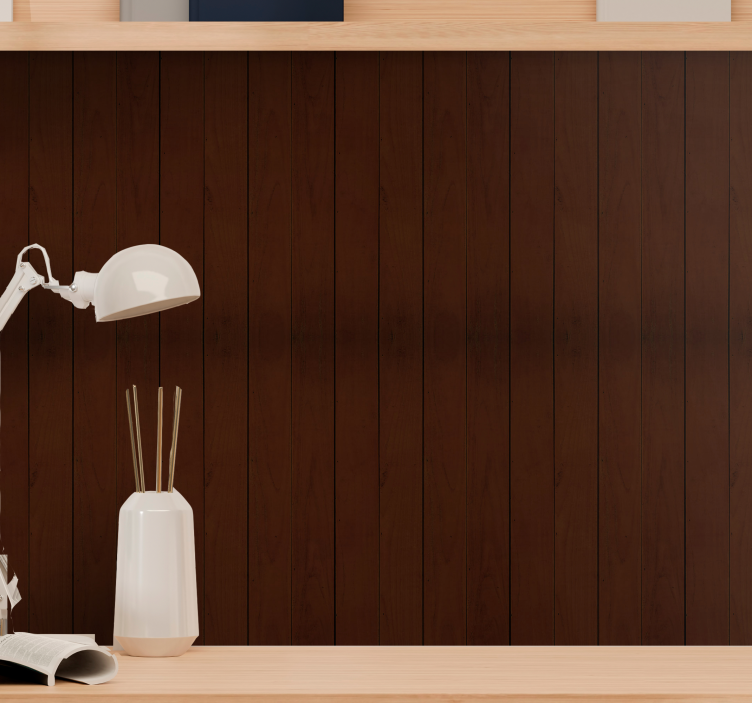 Timber Paneling wood effect wallpaper - TenStickers