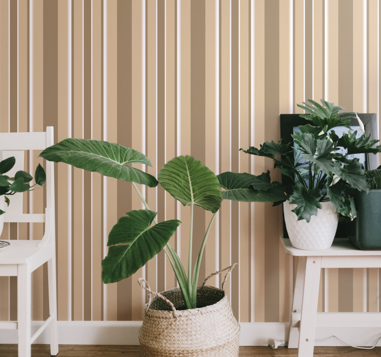 Tropical colors palette vertical wallpaper - TenStickers