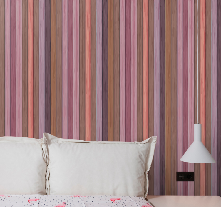 Vertical Harmony wallpaper striped - TenStickers