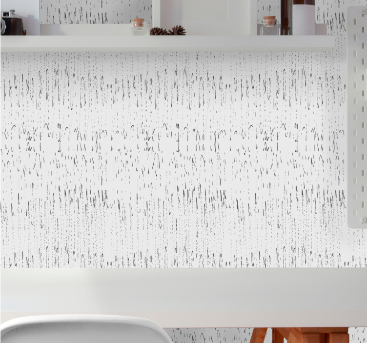 Vertical Line Pattern textured wallpaper - TenStickers