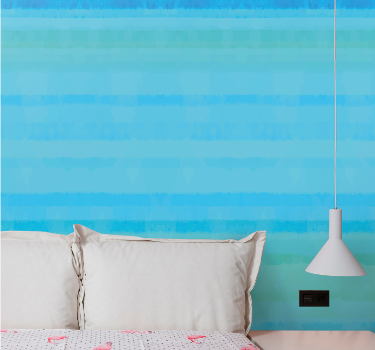Wallpaper horizontal stripes horizontal stripes panorama - TenStickers