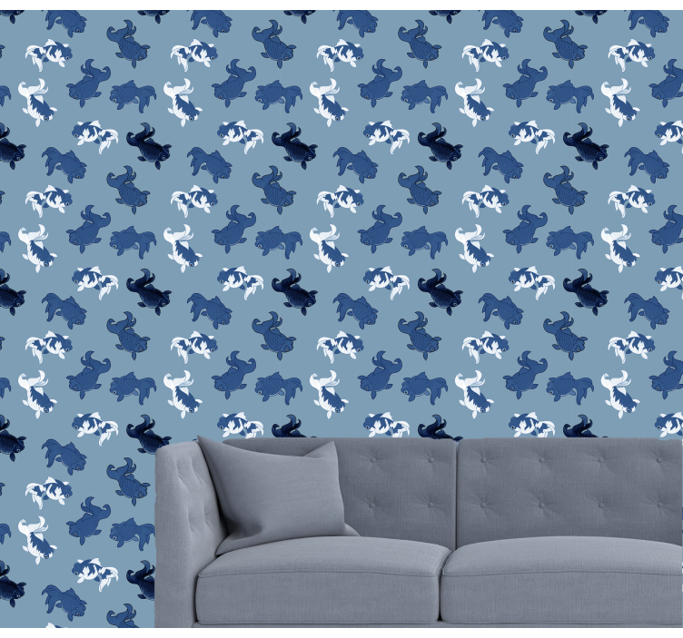 Whimsical Canines cute dog wallpaper - TenStickers