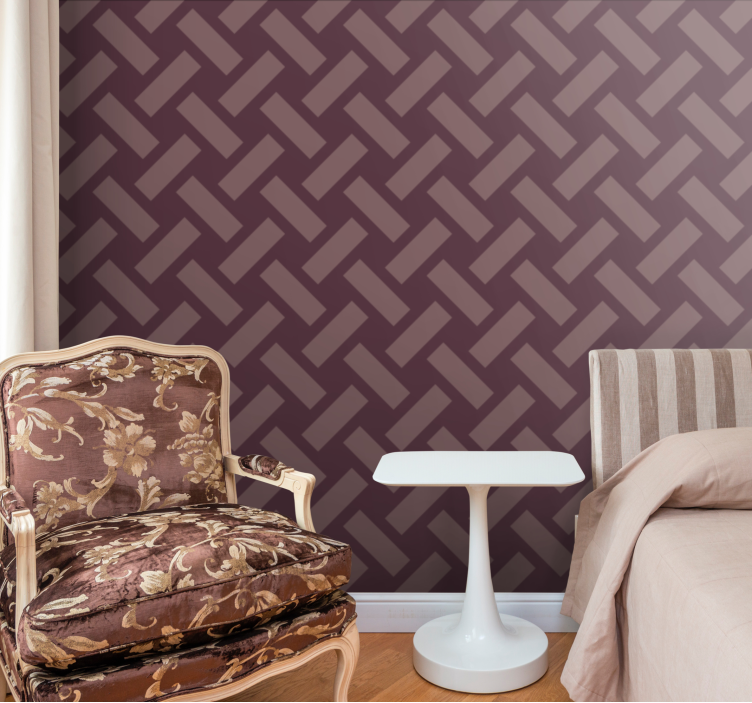 Woven Pattern textured wallpaper - TenStickers