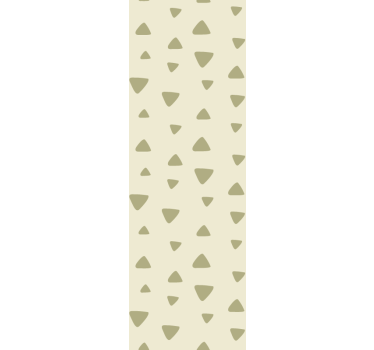 Simple beige pattern triangles wallpaper - TenStickers