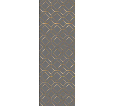 Hexagonal gold pattern geometric wallpaper - TenStickers