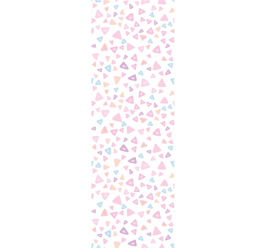 Pastel triangle pattern triangles wallpaper - TenStickers