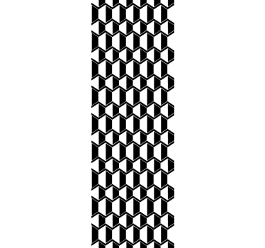 3D Cubic Pattern geometric wallpaper - TenStickers