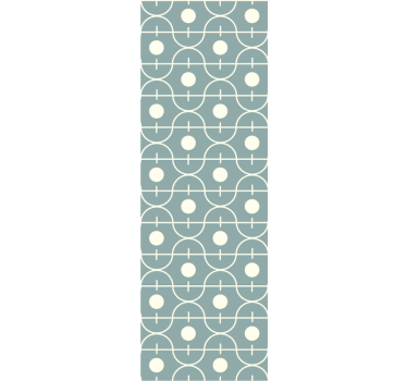 Circular Grid Pattern polka dots wallpaper - TenStickers