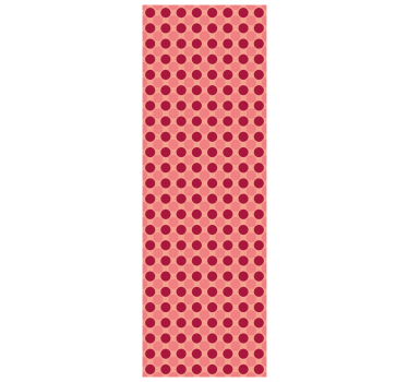 Retro circular geometry polka dots wallpaper - TenStickers