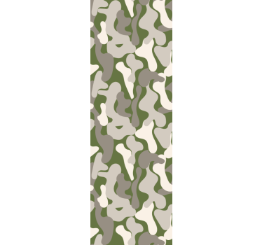 Curvy Nature Shapes geometric wallpaper - TenStickers