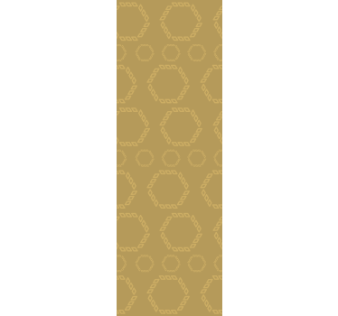 Hexagonal Outline Pattern geometric wallpaper - TenStickers