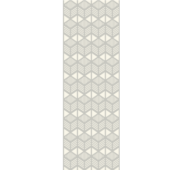 Neutral Chevron grid geometric wallpaper - TenStickers