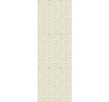 Hexagonal Structure geometric wallpaper - TenStickers
