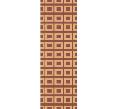 Retro geometric blocks wallpaper squares - TenStickers