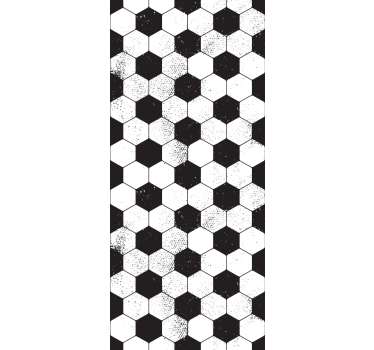 Hexagonal Shapes geometric wallpaper - TenStickers