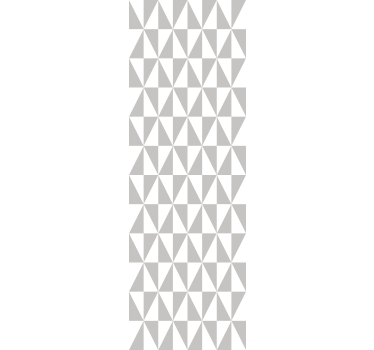 Stylish Triangles Arrangement geometric wallpaper - TenStickers