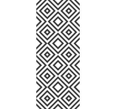 Diamond Shapes Arrangement geometric wallpaper - TenStickers