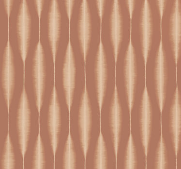 "Ikat Kasuri" Mocha Mousse geometric wallpaper - TenStickers