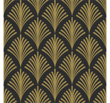 1920's golden glamour retro wallpaper - TenStickers