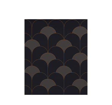 1920's arches design retro wallpaper - TenStickers