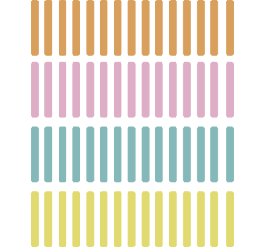 Geometric wallpaper coloured confetti sticks - TenStickers