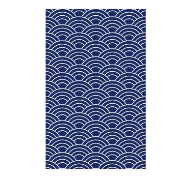 Geometric wallpaper wavy lines design - TenStickers