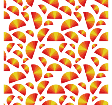 Geometric wallpaper circular pattern design - TenStickers