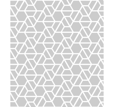 Geometric wallpaper in geometric lattice design - TenStickers