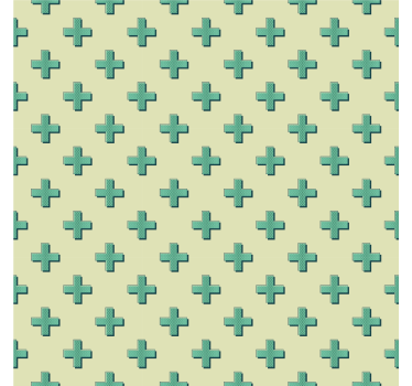 Geometric wallpaper mint plus shapes - TenStickers