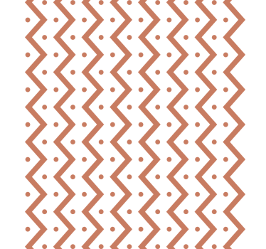 Geometric wallpaper zigzag and dots design - TenStickers