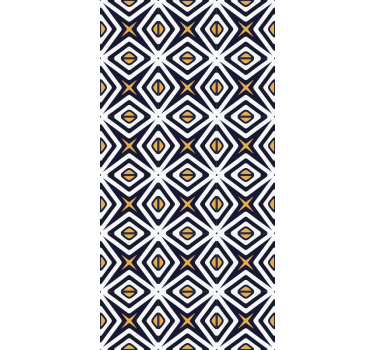 Geometric wallpaper diamond shape pattern - TenStickers