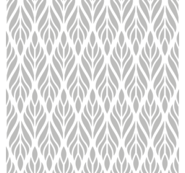 Retro wallpaper ethnic floral grey design - TenStickers
