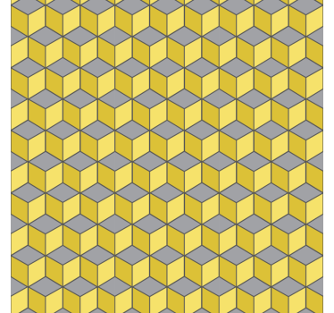 Geometric wallpaper in pantone squares - TenStickers