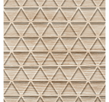 Geometric wallpaper elevated triangle designs - TenStickers