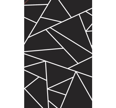 Geometric wallpaper abstract angular design - TenStickers